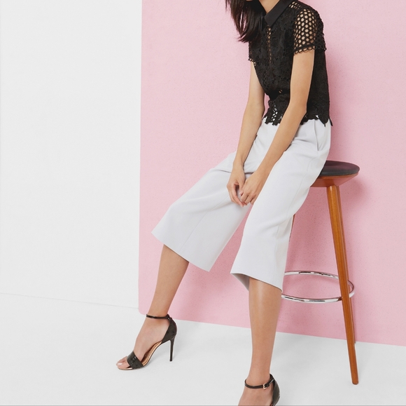 Ted Baker Lightest Blue Size 1 Culottes - Picture 1 of 8